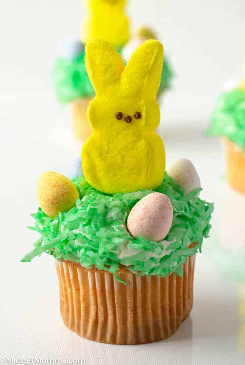 Easter Bunny Peeps Cupcakes