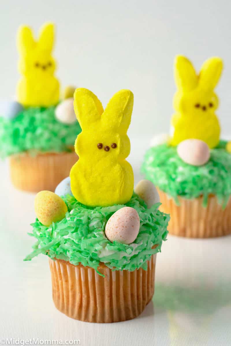 Easter Bunny Peeps Cupcakes