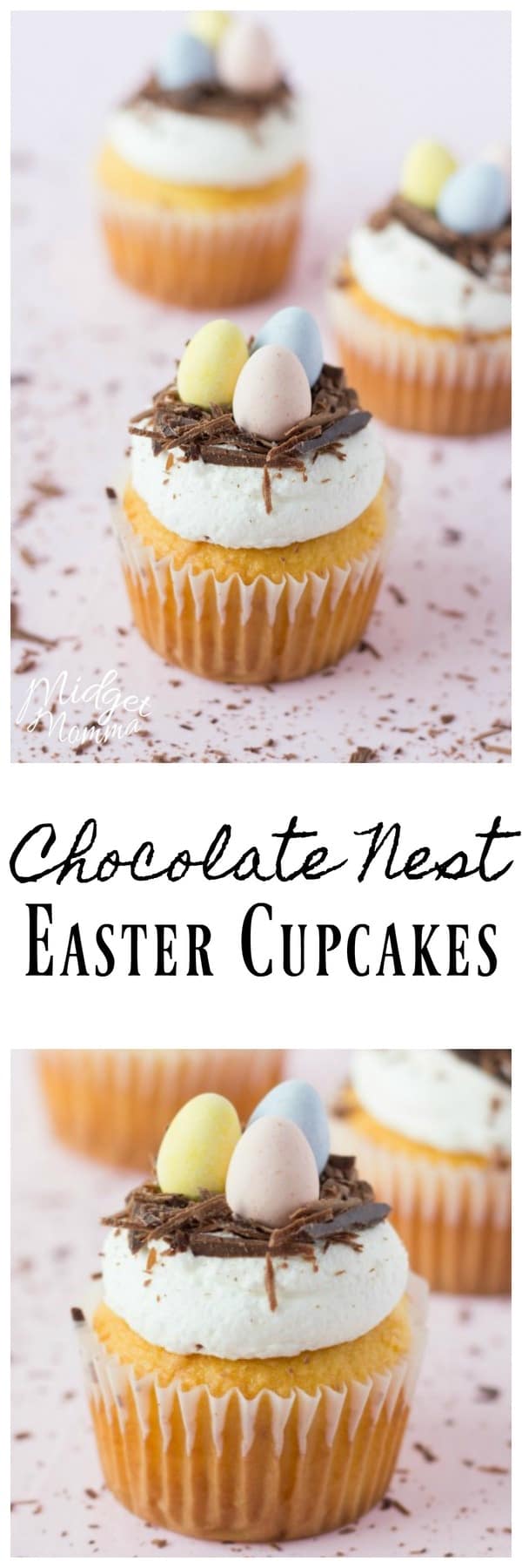 Chocolate Nest Cupcakes for Easter