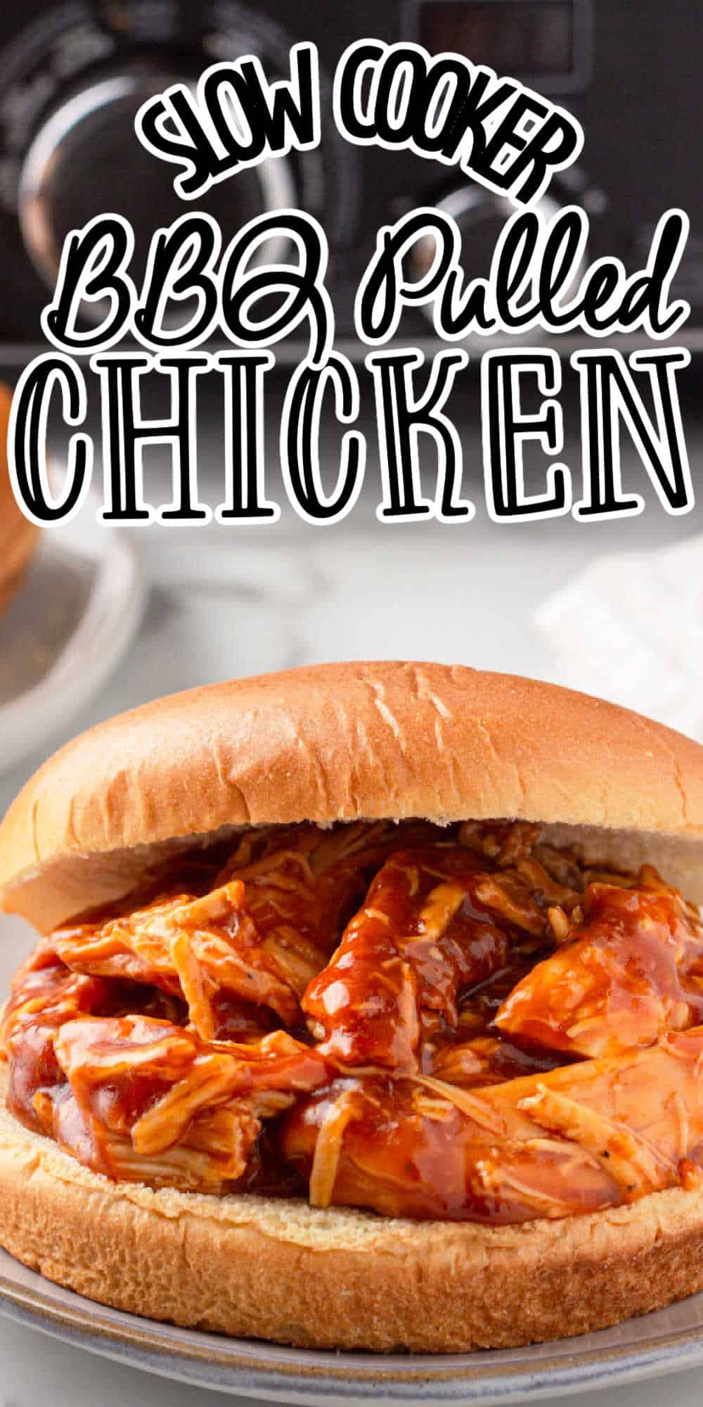 Slow Cooker Barbecue Pulled Chicken Recipe