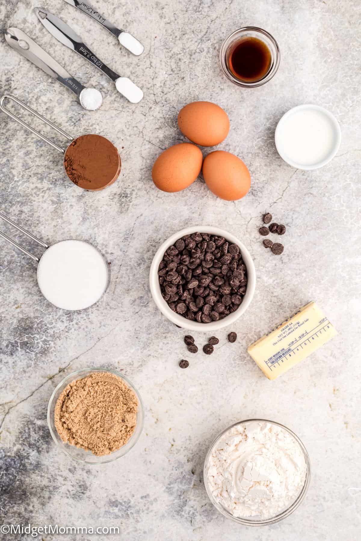 Brownie Cookie Sandwich ingredients