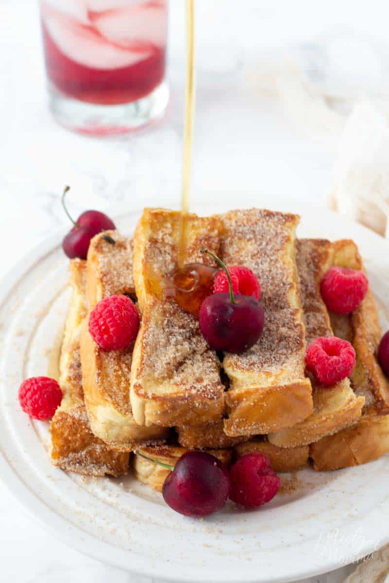 Homemade french toast sticks