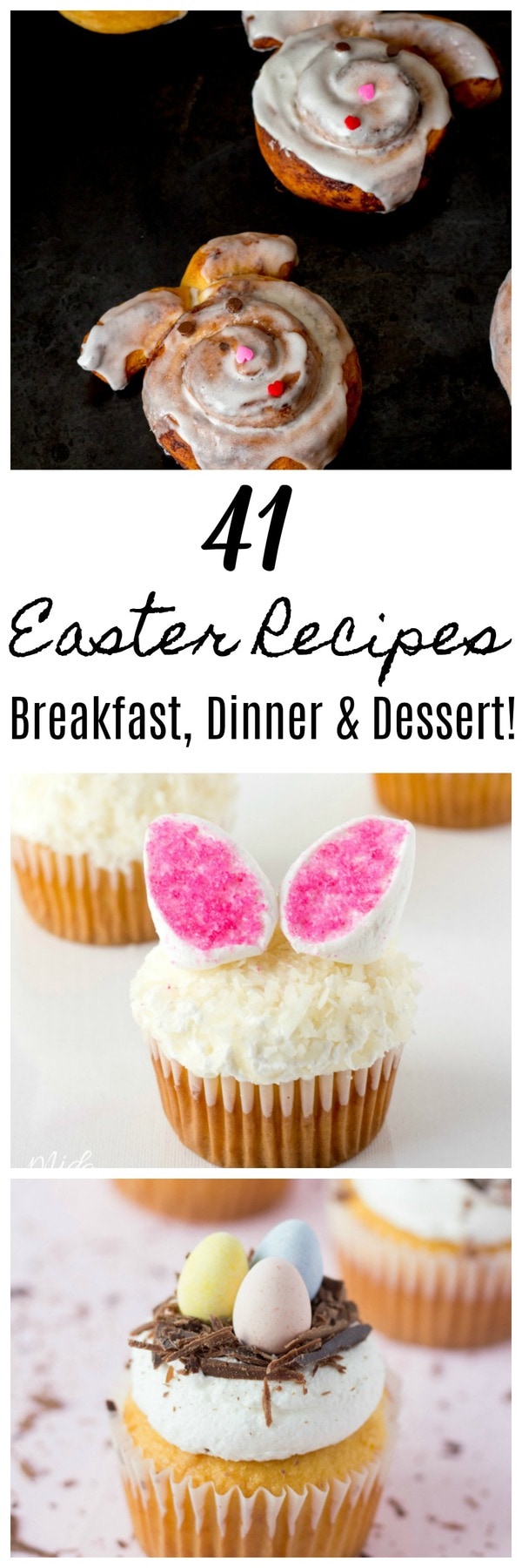 41 Awesome Easter Recipes! {Breakfast, Dinner & Desserts} #Eater #Dinner #Recipes #EasterRecipe #EasterEggs #Easterdinner #EasterBrunch #EasterBreakfast #EasterDesser #Desserts 