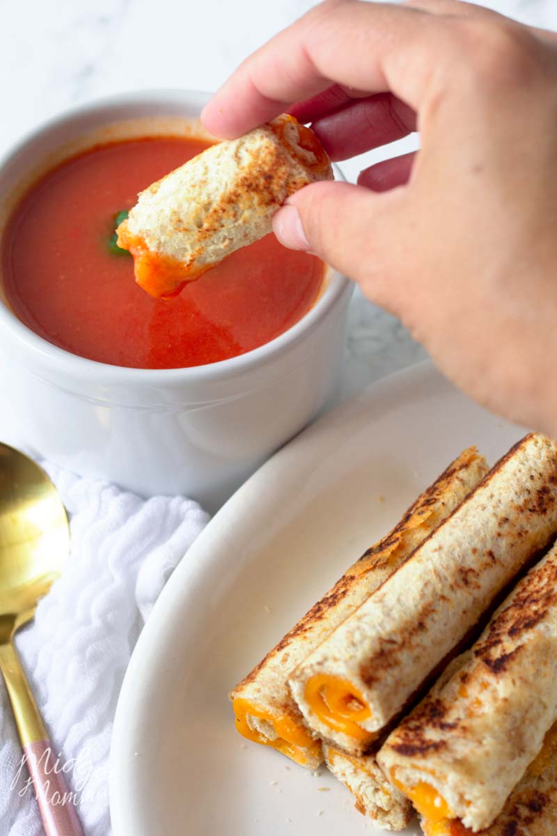 Grilled cheese and tomato soup