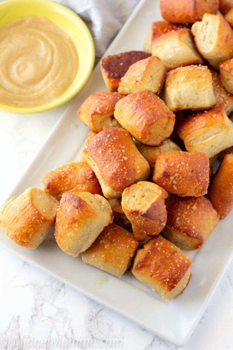 Homemade Pretzel Recipe Soft Pretzel Bites Auntie Anne's Copy Cat
