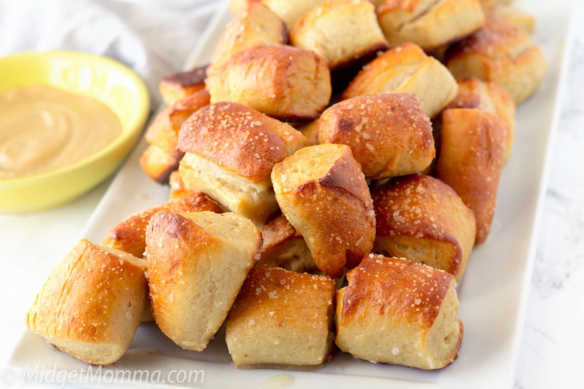 Homemade Pretzel Recipe Soft Pretzel Bites Auntie Anne's Copy Cat