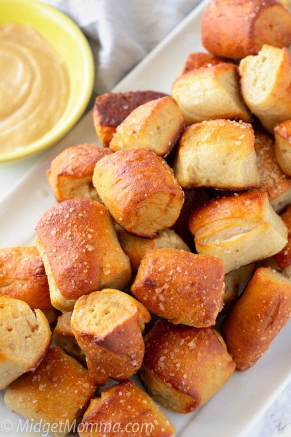 Homemade Pretzel Recipe Soft Pretzel Bites Auntie Anne's Copy Cat