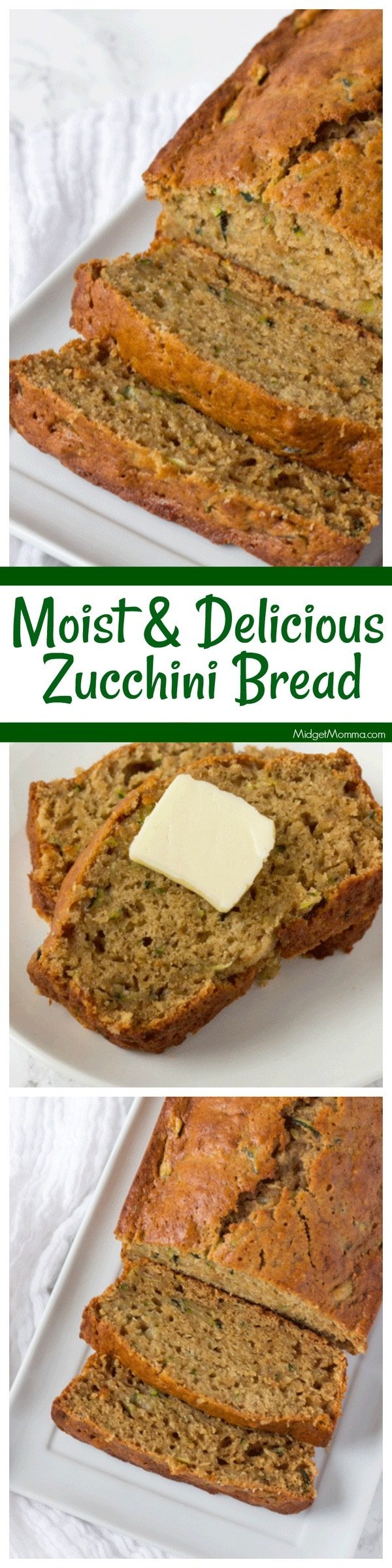 If you are looking for an amazing Zucchini Bread recipe then you do not want to miss this homemade zucchini bread. It is a moist zucchini bread made with fresh zucchini! The perfect recipe to use up any extra zucchini that you have! #Zucchini #bread #MoistBread #ZucchiniBread 