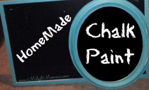 homemade chalk paint