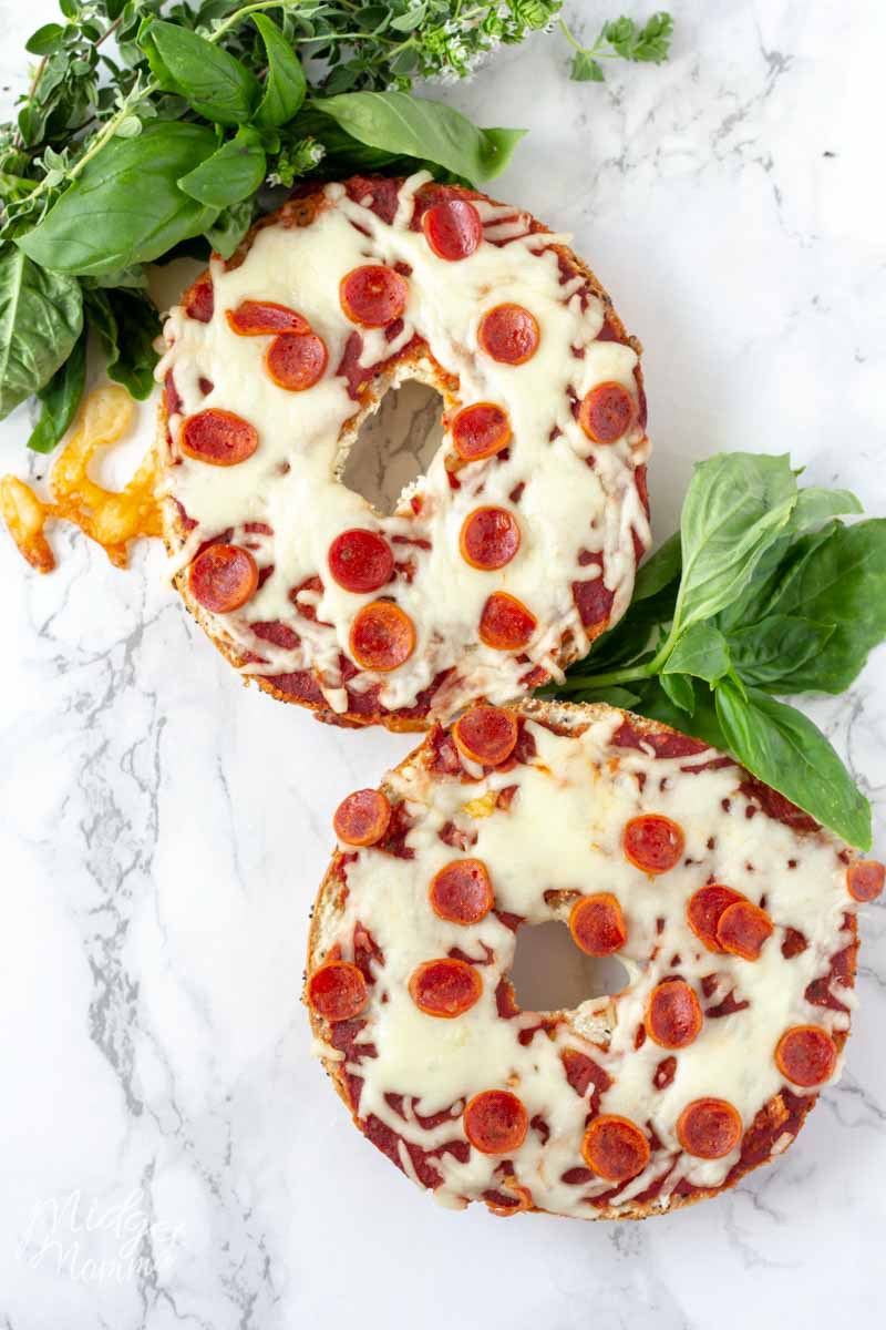 pizza bagel recipe