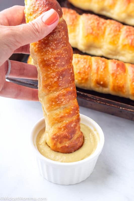 Homemade Pretzel Dogs Auntie Anne's Pretzel Dogs Copycat Recipe