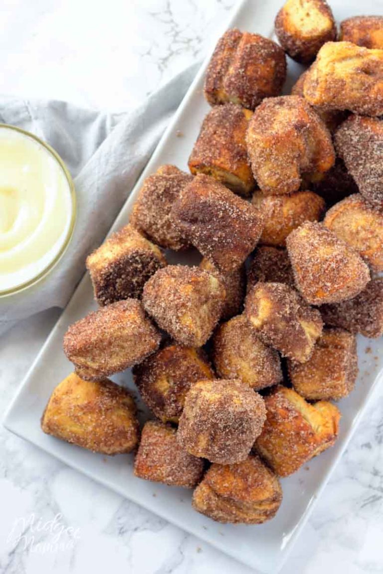 Auntie Anne's CopyCat Cinnamon Sugar Pretzel Bites • MidgetMomma