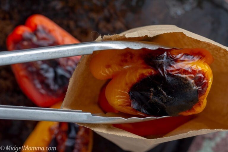 How To Roast Peppers (Step by Step Directions) • MidgetMomma