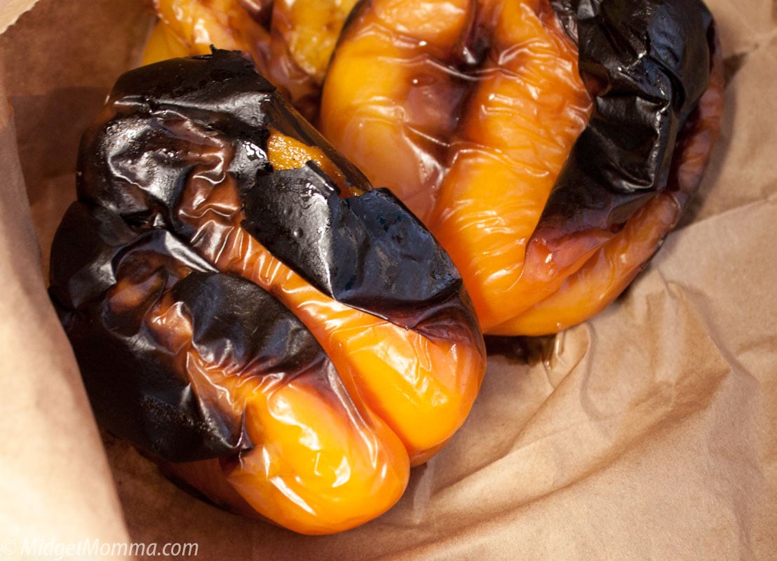 Roasting peppers in the oven