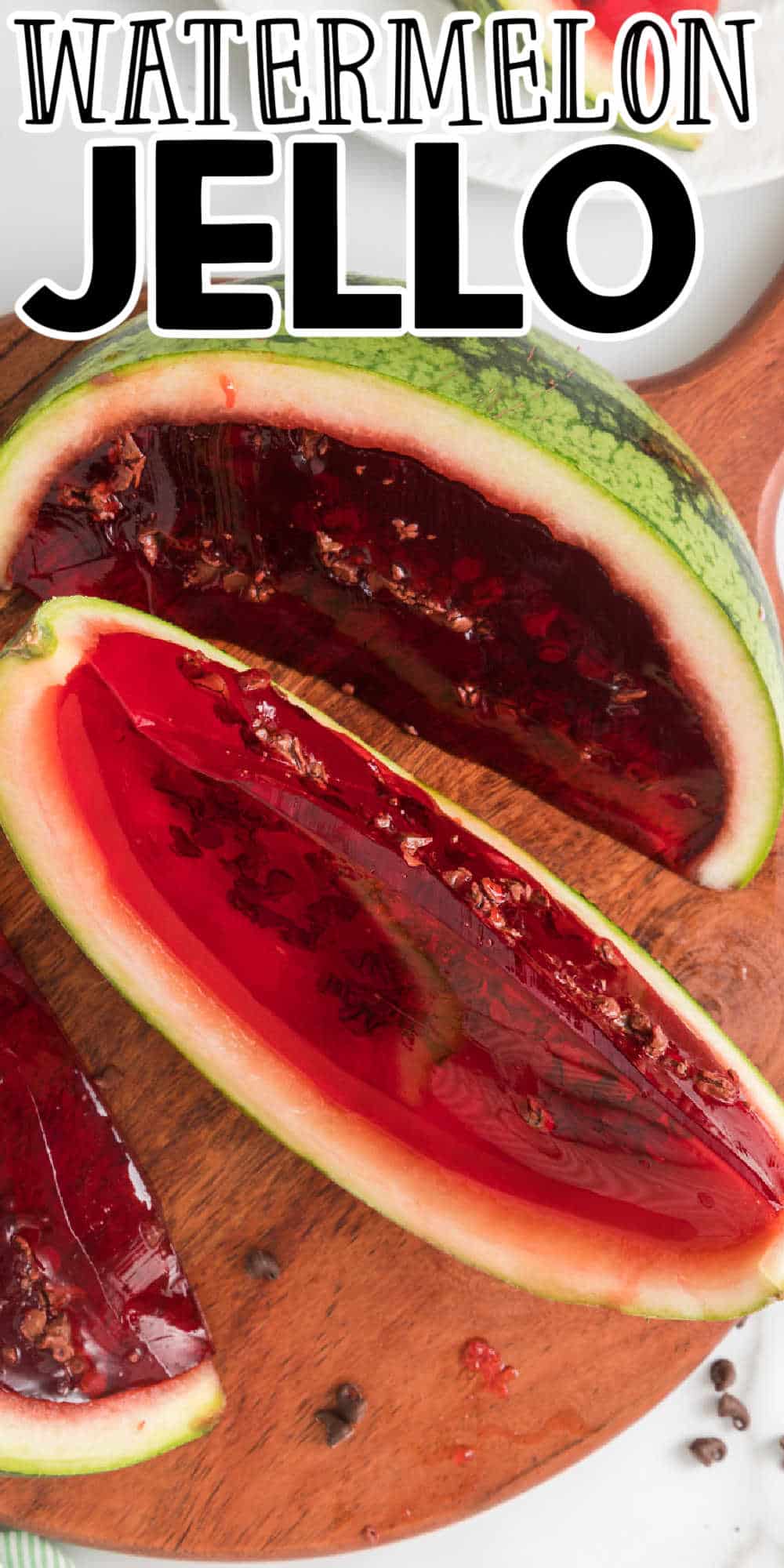 Watermelon JellO Slices Recipe (How to Fill a Watermelon with Jello)