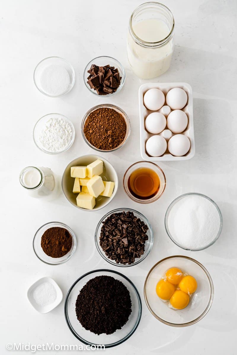 Mississippi Mud Pie ingredients