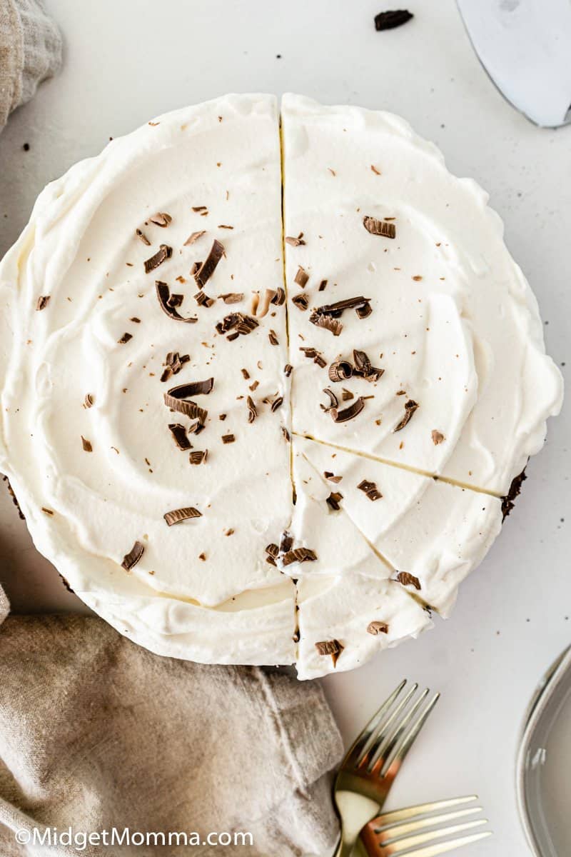 Overhead photo of Mississippi Mud Pie