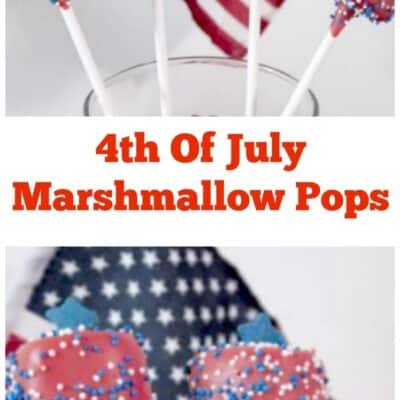 Patriotic Marshmallow Pops