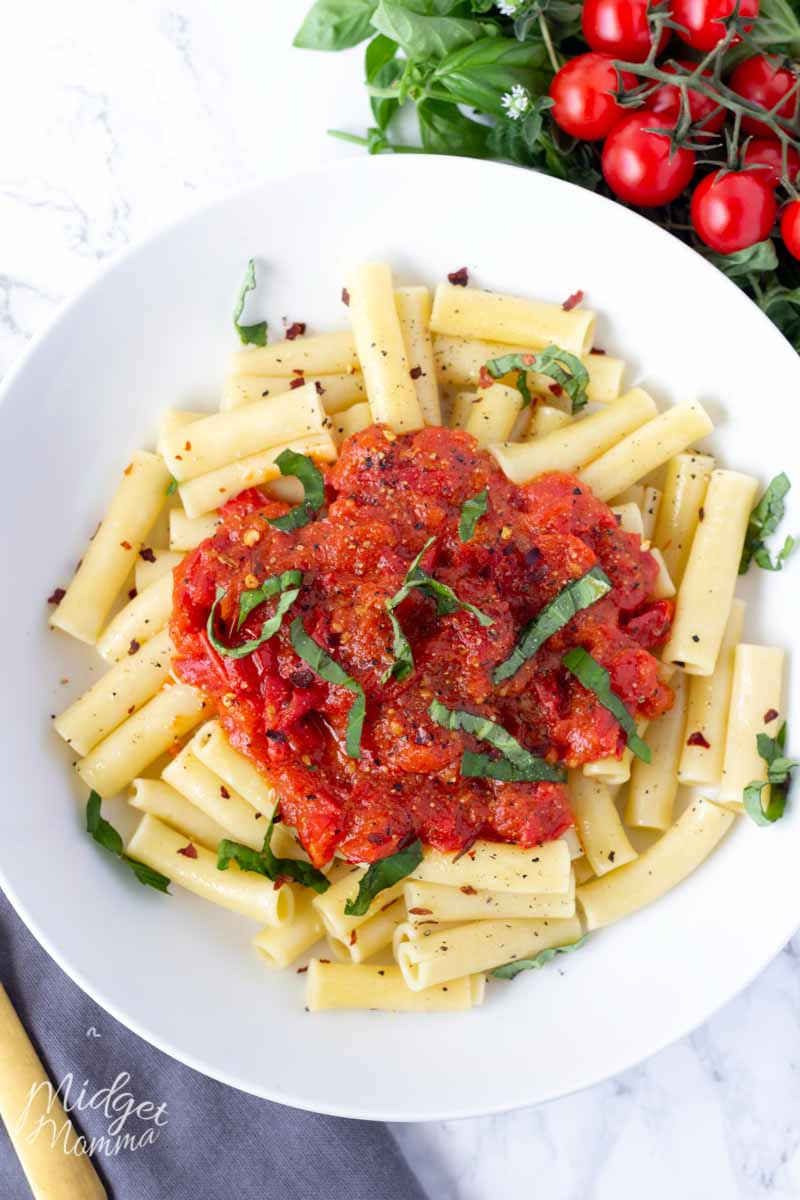 Spicy Cherry Tomato Pasta Sauce