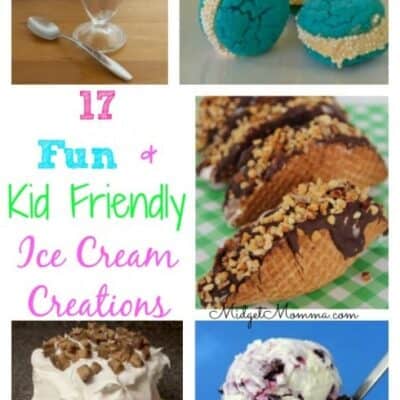 Check out this great collection of Ice Cream Creations that are fun and kid Friendly. Only one recipe has you having to bake.
