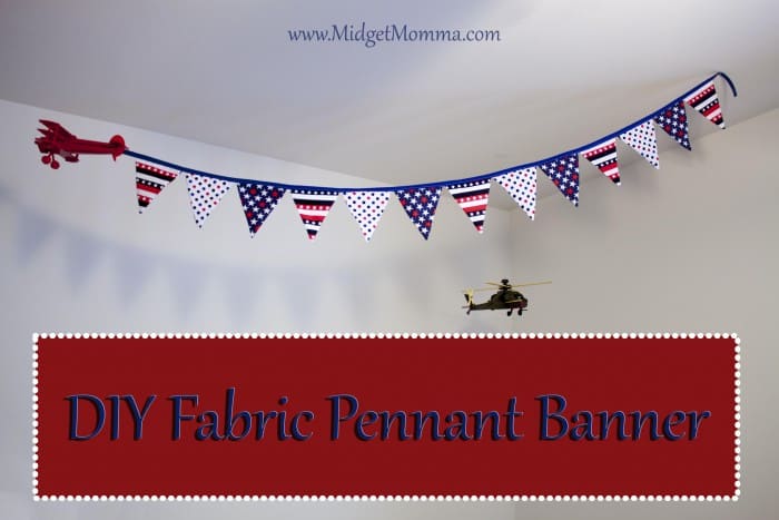 DIY Fabric Pennant Banner