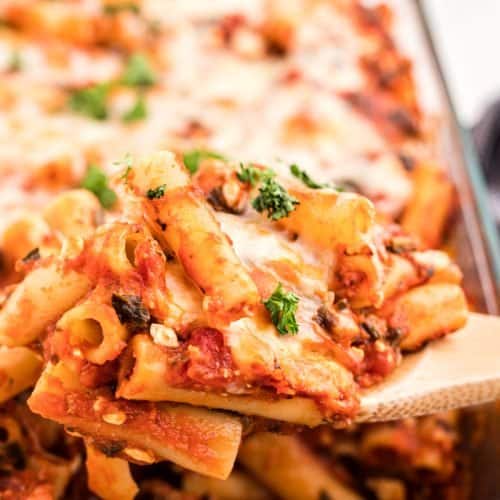 Sausage and Spinach Baked Ziti Recipe