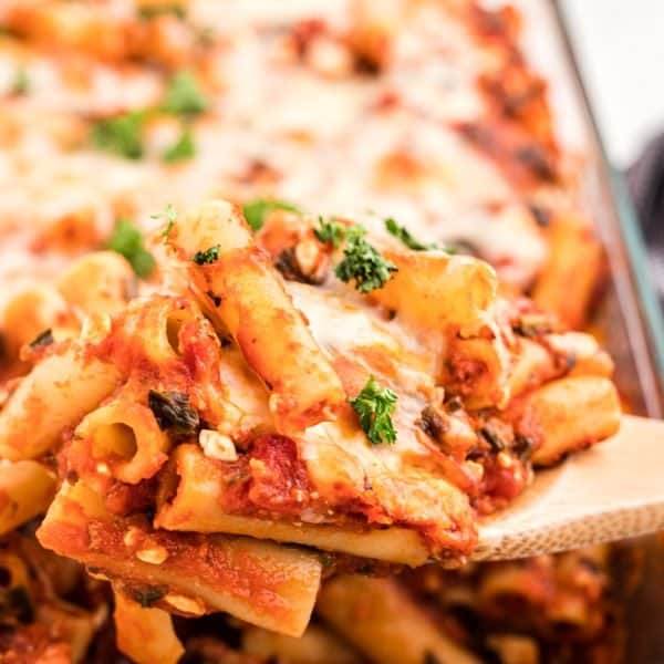 Sausage and Spinach Baked Ziti Recipe