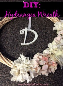 White Hydrangea Wreath main image 1