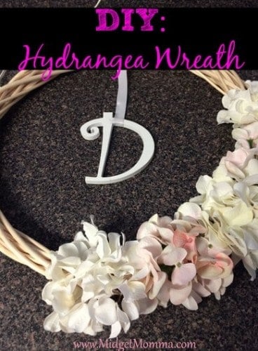 do it yourself Hydrangea Wreath