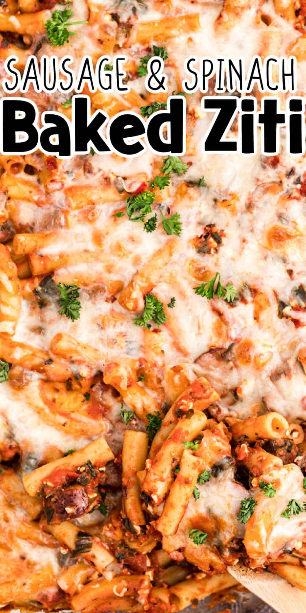 Sausage and Spinach Baked Ziti Recipe