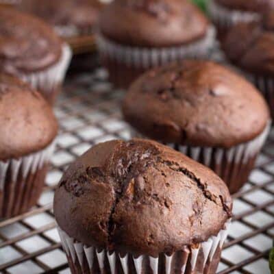 Chocolate Zucchini Muffins