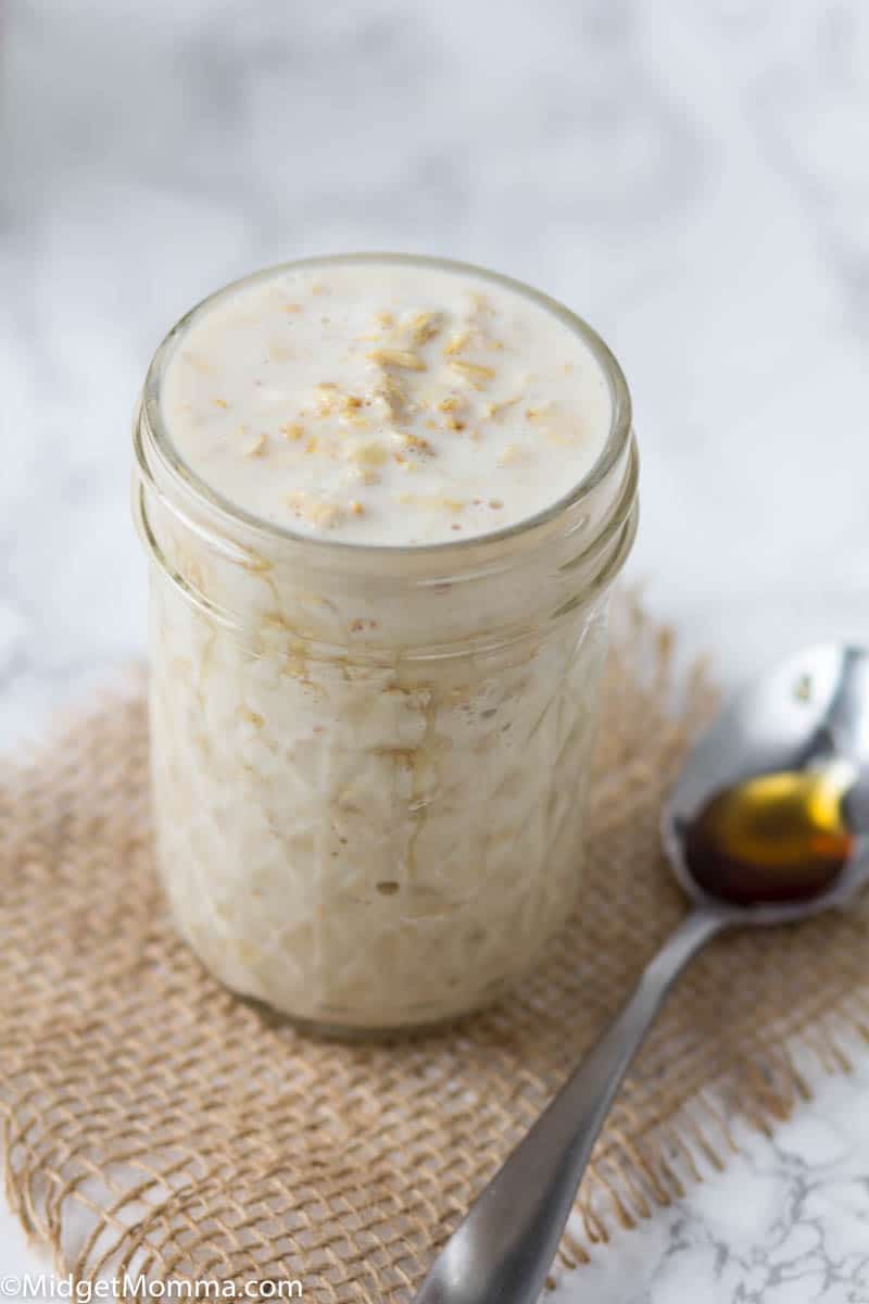 Maple Overnight Oats - Lovely Delites