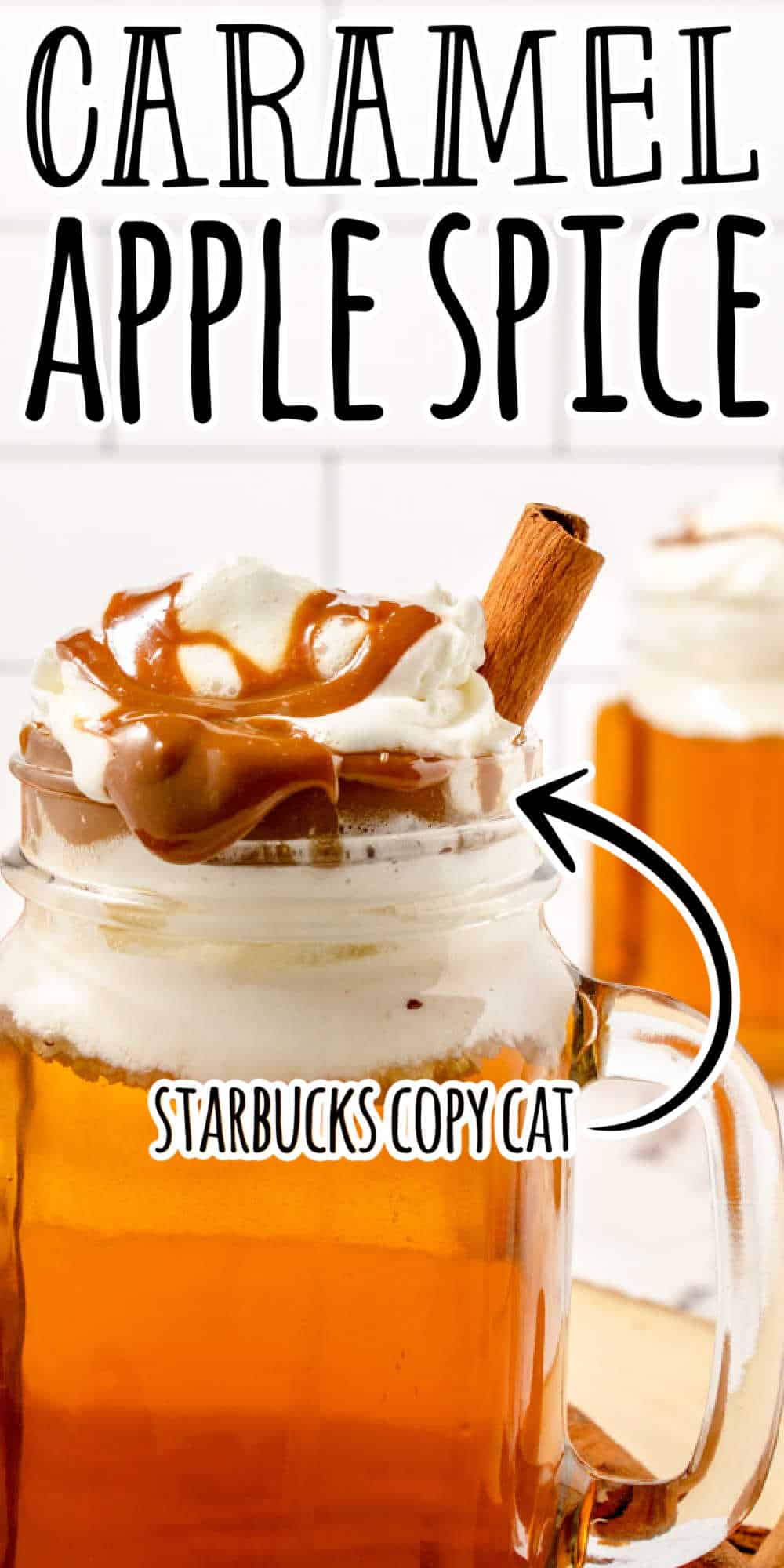 Copy Cat Starbucks Caramel Apple Spice Drink • MidgetMomma