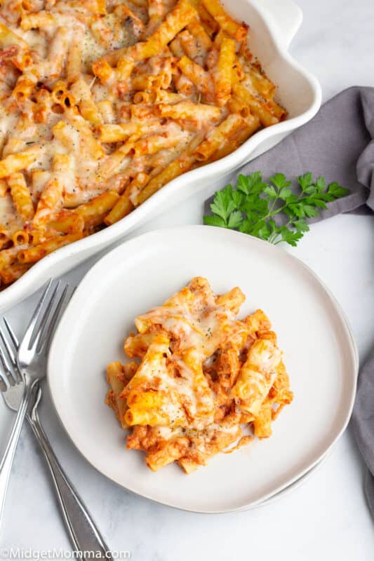 Cheesy Easy Baked Ziti Recipe