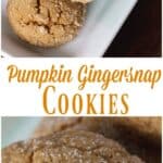 Pumpkin Gingersnap Cookie