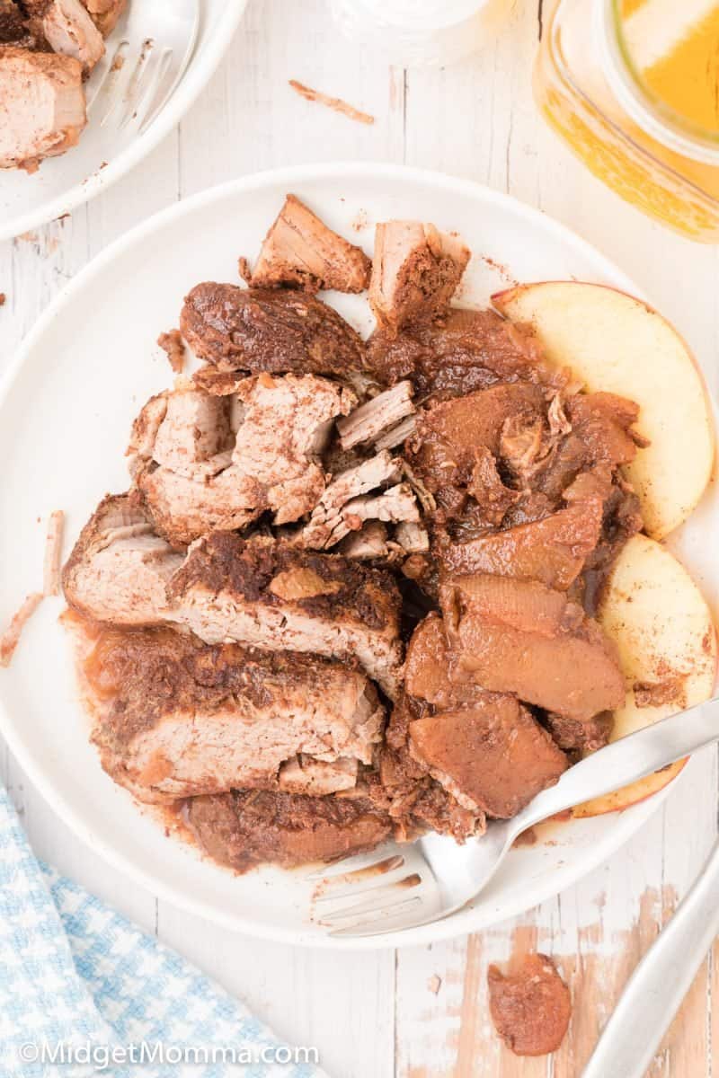 Slow Cooker Pork Tenderloin and Apples