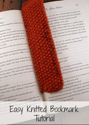 knitted bookmark