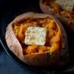 how to microwave sweet potato