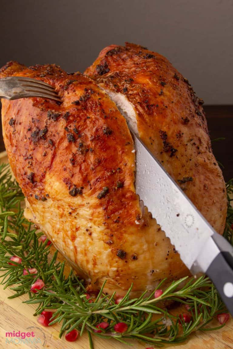 Easy Oven Roasted Turkey Breast • MidgetMomma