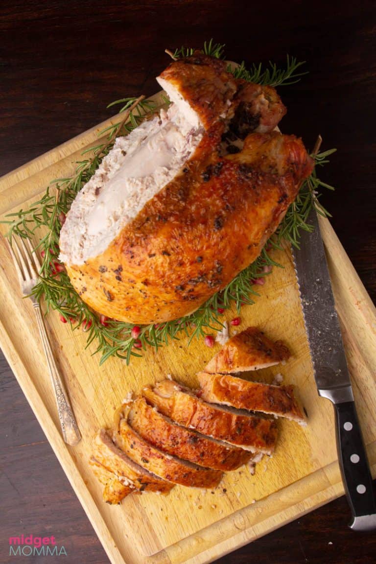 Easy Oven Roasted Turkey Breast • MidgetMomma