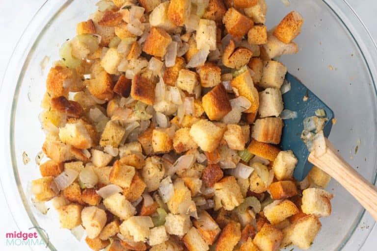 Rosemary Sage Homemade Stuffing (Made with fresh bread)