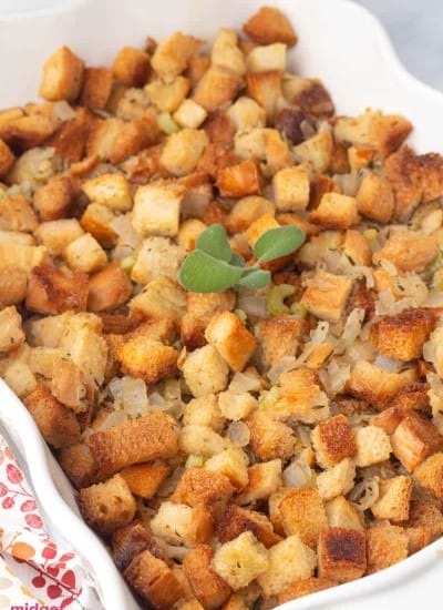 Rosemary Sage Homemade Stuffing