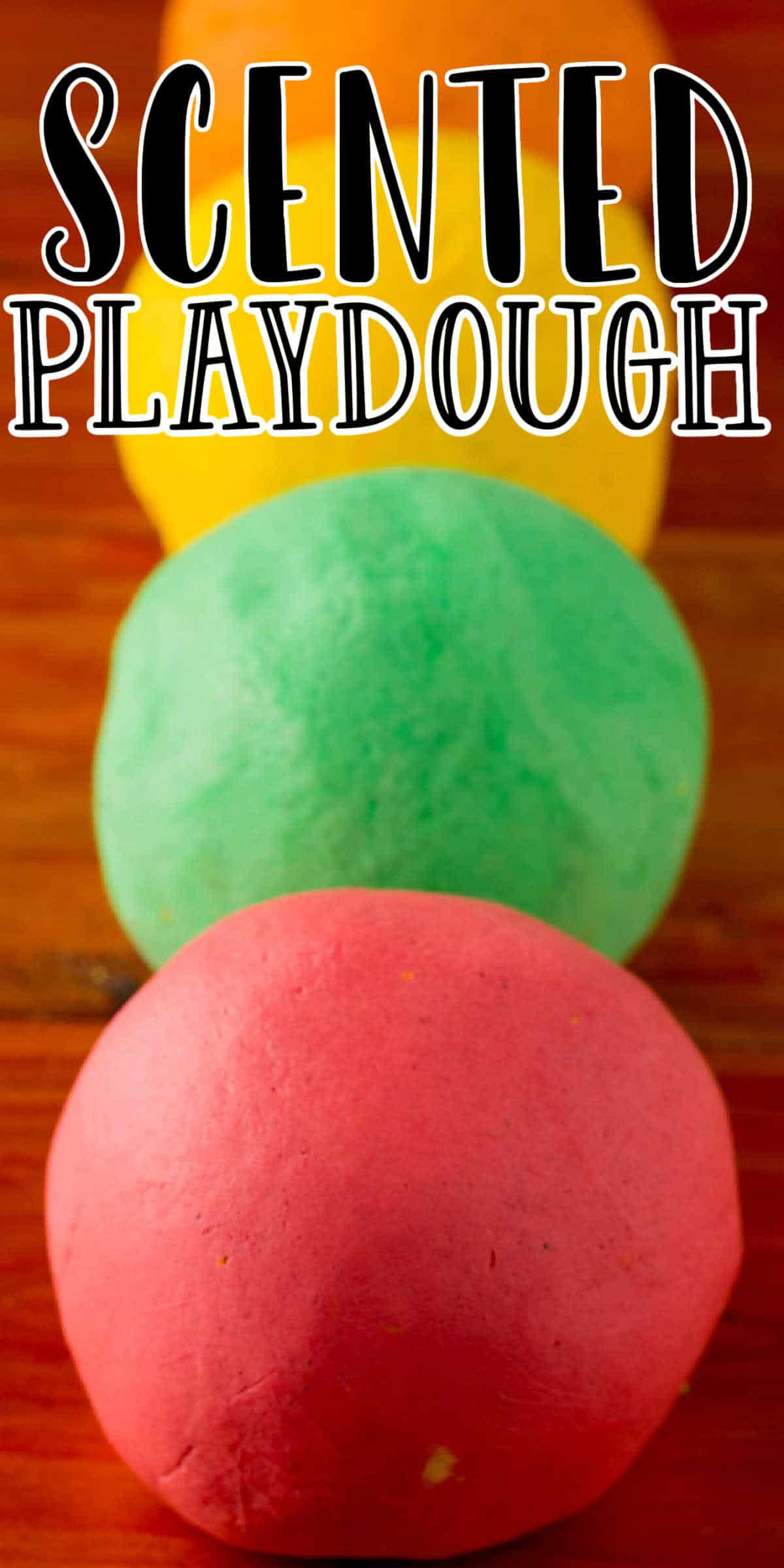 Scented Homemade Playdough Recipe (Done in under 15 minutes!)