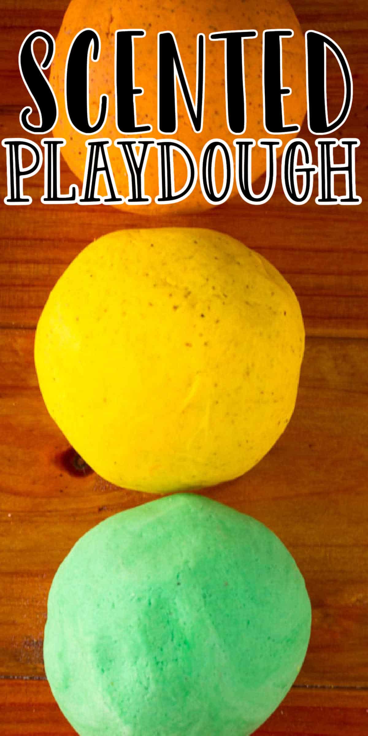 Scented Homemade Playdough Recipe (Done in under 15 minutes!)