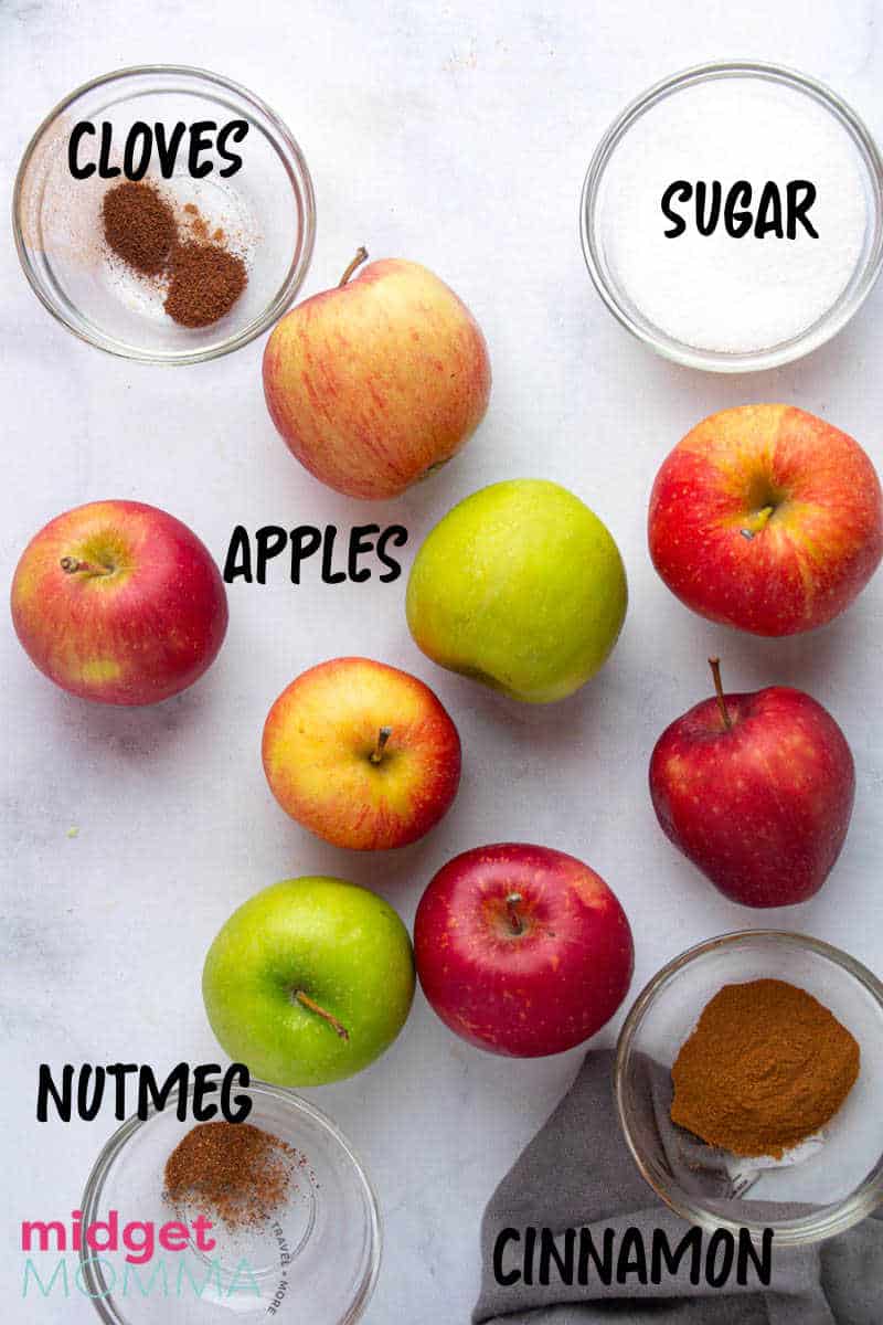 Slow Cooker Apple Butter Ingredients