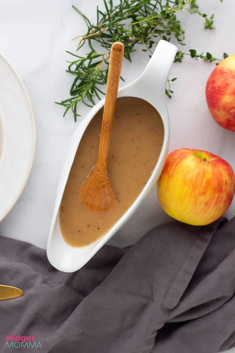 apple cider turkey gravy