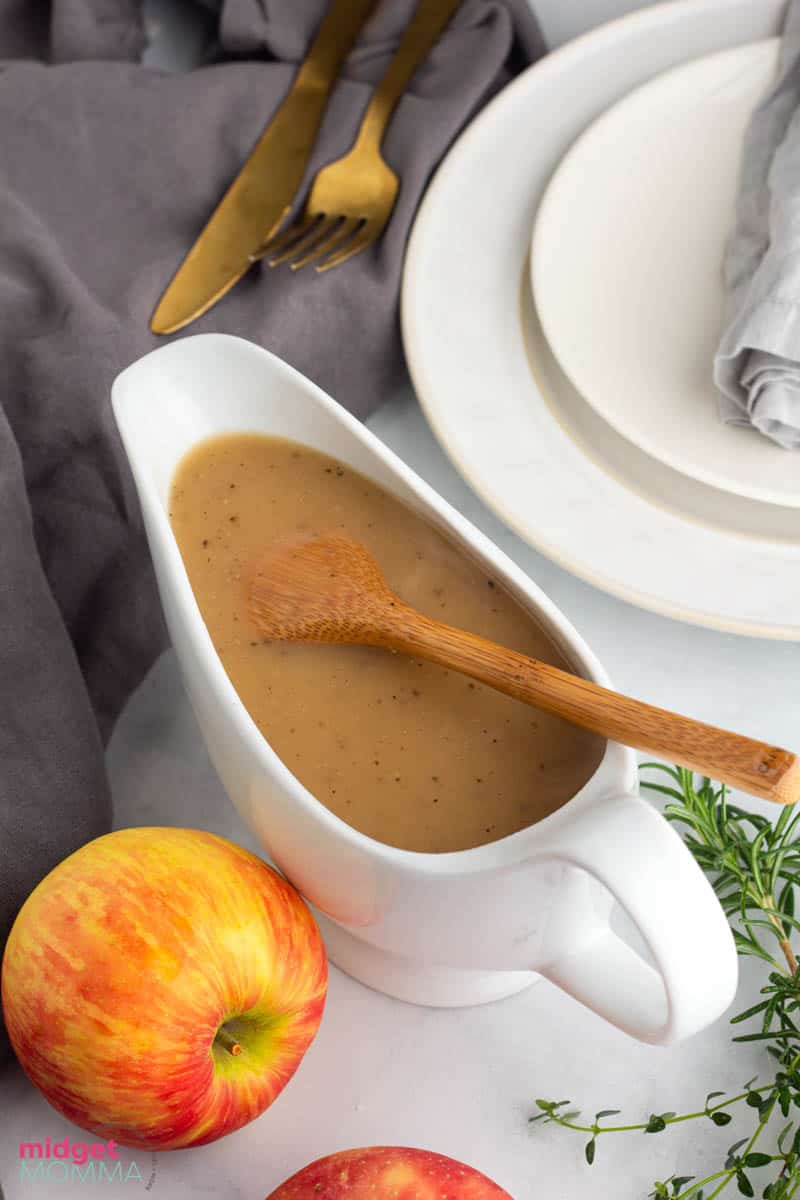 apple cider turkey gravy