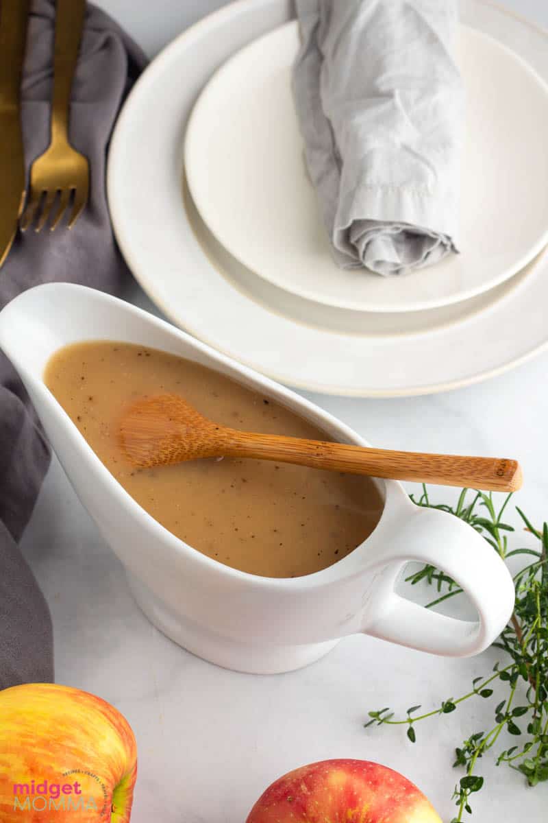 apple cider turkey gravy