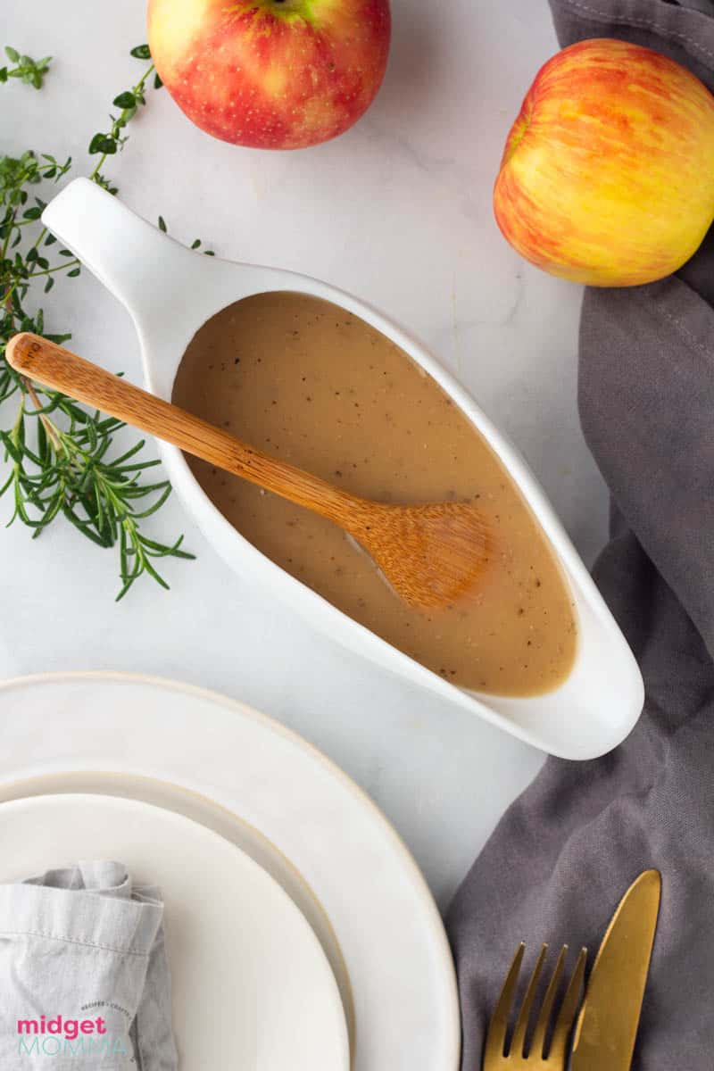 apple cider turkey gravy