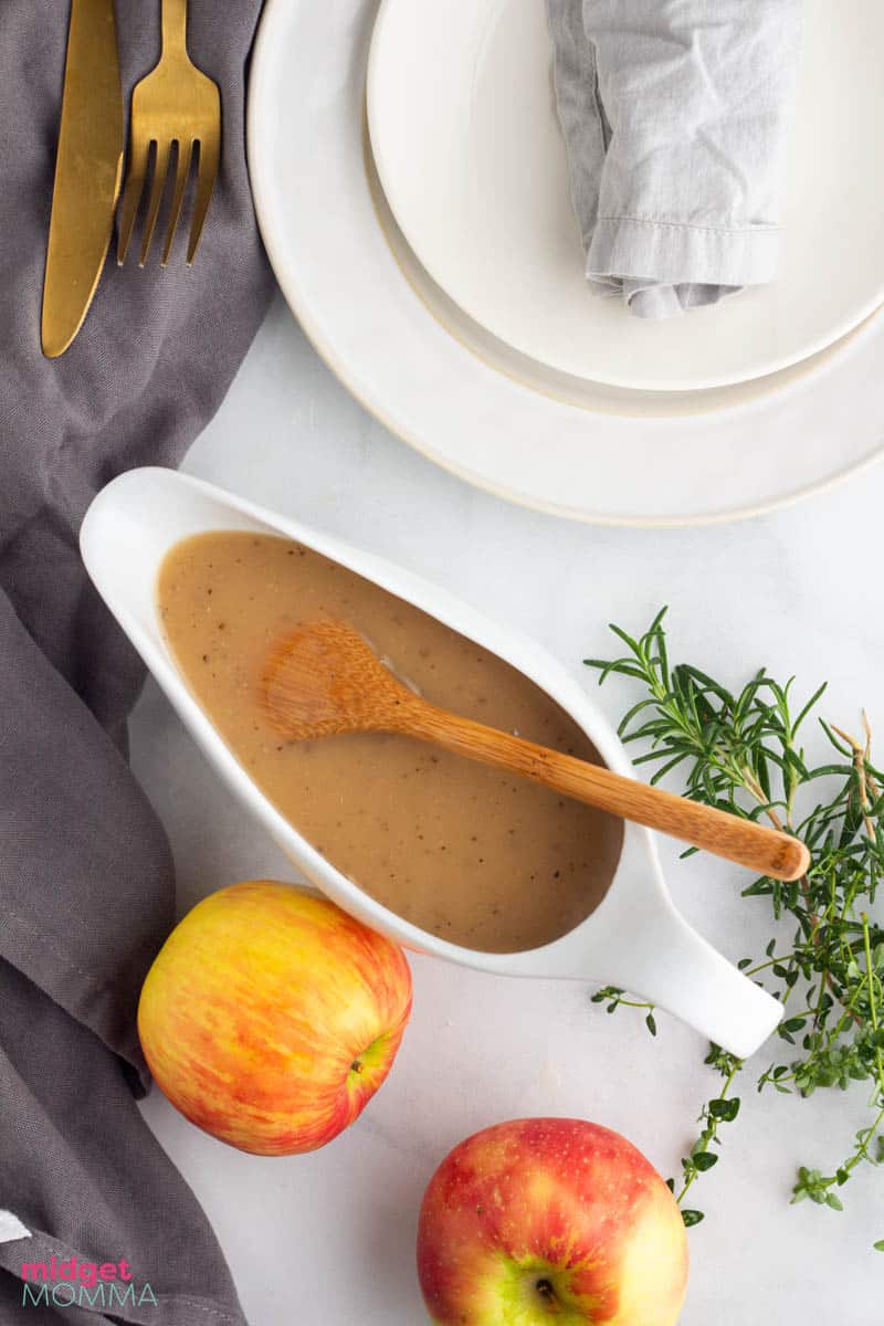 apple cider turkey gravy